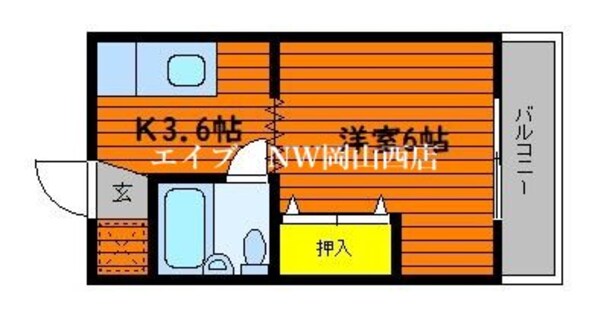 ホワイトメゾンブランセの物件間取画像